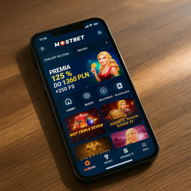 Mostbet - Gry na Telefonie - Widok Mobilny